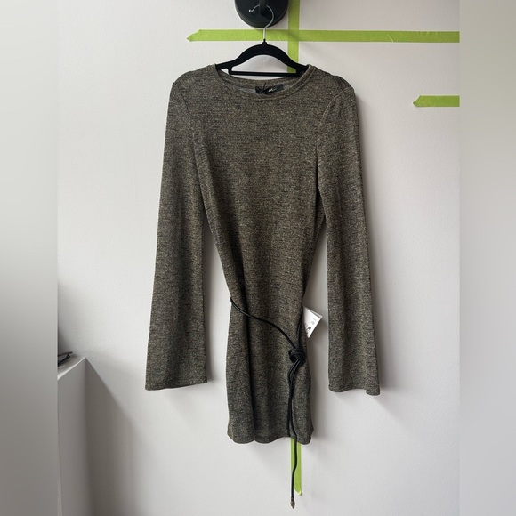 Kate Moss for Zara Dress W/ Metallic Thread - Picture 3 of 6